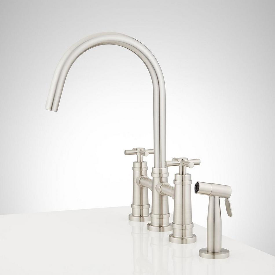 Ailey Bridge Kitchen Faucet with Side Spray, , large image number 4